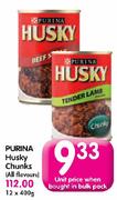 Purina Husky Chunks(All Flavours)-12x400g