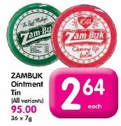 Zambuk Ointment Tin(All Variants)-36x7g