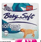Babysoft 2-Ply Toilet Rolls-18's