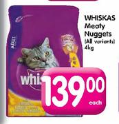 Whiskas Meaty Nuggets (All Variants)-4kg