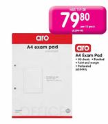 Aro A4 Exam Pad-Per 10 Pack