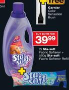 Sta-Soft Fabric Softener-2Ltr + Sta-Soft Fabric Softener Refill-500gm