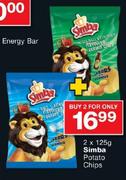 Simba Potato Chips-2 x 125gm