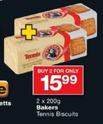 Bakers Tennis Biscuits-2 x 200gm-