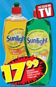 Sunlight Dishwashing Liquid Assorted-750ml Each