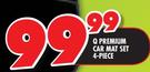 Q Premium Car Mat Set 4 Piece