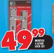 Mortise 5-Lever Lock Set