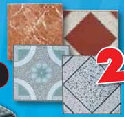 PVC Self-Adhesive Floor Tiles Assorted-30,5 x 30,5cm