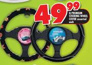 Q Premium Steering Wheel Cover Assorted Each