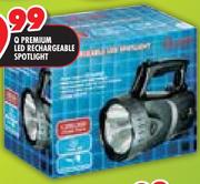 Q Premium LED Rechargeable Spotlight