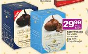 Sally Williams Dark/Milk Chocolate Egg With Crispy Nougat-110g