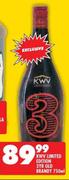 KWV Limited Edition 3 Yr Old Brandy-750ml