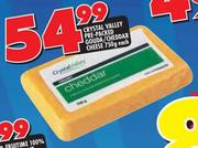 Crystal Valley Pre-Packed Gouda/Cheddar Cheese-750gm