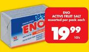Eno Active Fruit Salt-10's Per Pack