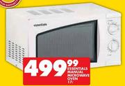 Essentials 17Ltr Manual Microwave Oven