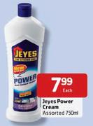 Jeyes Power Cream-750ml Each
