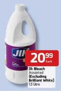 Jik Bleach-1.5 Ltr Each