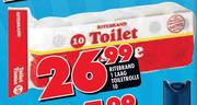 Ritebrand 1 Laag Toiletrolle-10's
