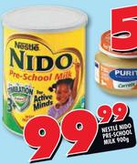 Nestle Nido Pre-School Milk-900gm