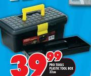 Pro Tools Plastic Tool Box-32cm