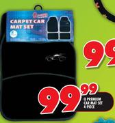 Q Premium Car Mat Set-4 Piece