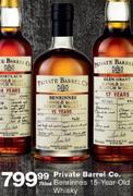 Private Barrel Co.Benrinnes 15-Year-Old Whisky-750ml