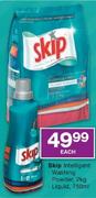 Skip Intelligent Washing Powder 2kg Liquid 750ml-Each