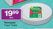 Twinsaver Paper Plates-50's