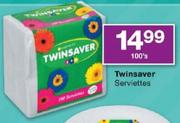 Twinsaver Serviettes-100's