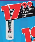 Coty Lyfsproei Vir-Dames Verskeidenheid-90ml