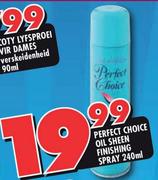 Perfect Choice Oil-Sheen Finishing Spray-240ml