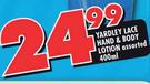 Yardley Lace Hand & Body Lotion Assorted-400ml