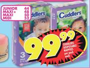 Cuddlers Disposable Nappies Per Pack Each
