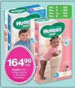 Huggies Gold Weggoo Doeke Vir Seuntjies/Dogtertjies-Per Pak