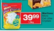 Maritons Micro Cat Litter Crystals-1.5Kg