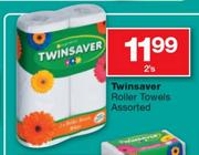 Twinsaver Roller Towels Assorted-2's