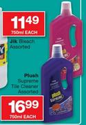 Plush Supreme Tile Cleaner Assorted-750Ml Each