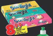 Sunlight Laundry Soap-400gm/500gm Each