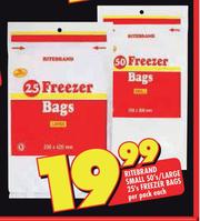 Ritebrand Small Freezer Bags 50 Pack