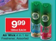 Air Wick 4 In 1 Air Freshener Assorted-180Ml Each