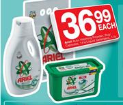 Ariel Auto Washing Powder 2Kg/Capsules,14'S Or Liquid Detergent 1.5L-Each
