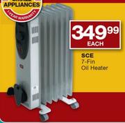 SCE 7-Fin Oil Heater-Each