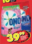 Omo 2kg Multiactive / 1.8kg Comfort Washing Powder-Each