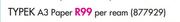 Typek A3 Paper-Per Ream