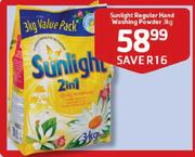 Sunlight Regular Hand Washing Powder-3kg