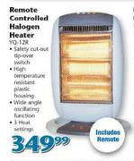 Elements Remote Controlled Halogen Heater(YQ-12R)
