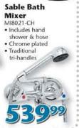 Elements Sable Bath Mixer(MI8021-CH)