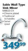 Elements Sable Wall Type Sink Mixer(MI8022-CH)