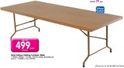 Steel Deluxe Folding Canteen Table-Each