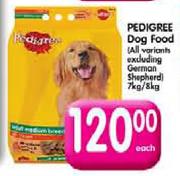 Pedigree Dog Food-7kg/8kg Each